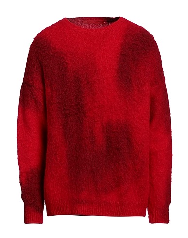 SALVATORE SANTORO Jumper Red 35% Acrylic, 30% Nylon, 29% Mohair wool, 4% Wood, 2% Elastane
