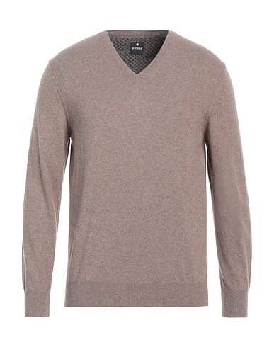 ANDREA FENZI Jumper Khaki 45% Wool, 30% Viscose, 15% Polyamide, 10% Cashmere