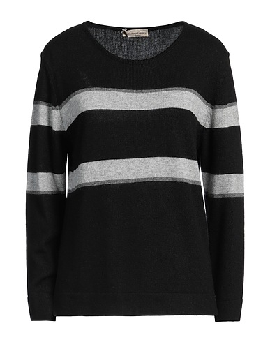 CASHMERE COMPANY Pullover Nero 70% Lana, 30% Cachemire