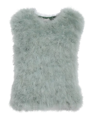 DRIES VAN NOTEN Jumper Light green 60% Feathers, 40% Merino Wool