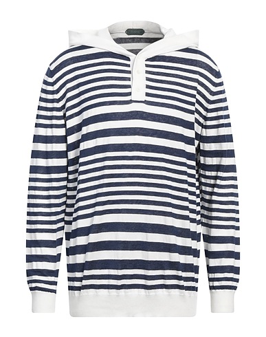 ZANONE Jumper Navy blue 62% Cotton, 38% Linen