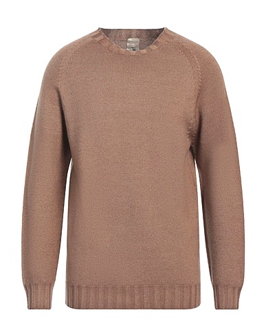 H953 Jumper Camel 100% Merino Wool