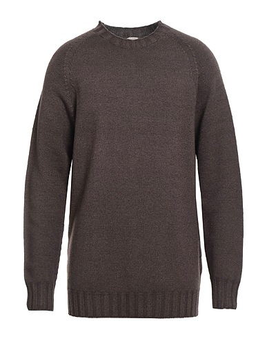 H953 Pullover Cioccolato 100% Lana Merino