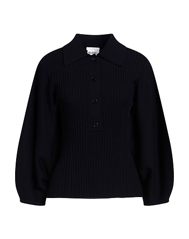CHLOÉ Pullover Blu notte 100% Lana, Poliammide, Elastan, Corno di Bufalo