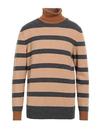 DONDUP Polo neck Beige 90% Wool, 10% Cashmere