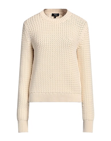 THEORY Pullover Elfenbein 56% Baumwolle, 44% Nylon