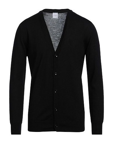 STILOSOPHY カーディガン ブラック ウール 50% / アクリル 50%