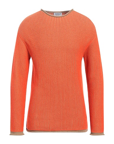 DONDUP Pullover Arancione 100% Cotone