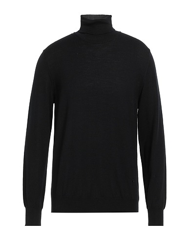 ISAIA Polo neck Midnight blue 100% Wool