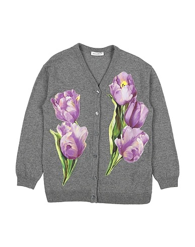 DOLCE&GABBANA Cardigan Lead 28% Polyamide, 25% Viscose, 20% Cashmere, 20% Wool, 7% Silk