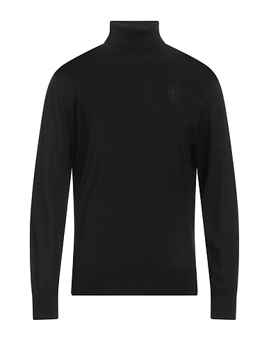 DSQUARED2 Rollkragenpullover Schwarz 100% Schurwolle