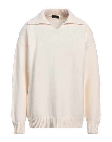 ROBERTO COLLINA Sweater Off white 90% Merino Wool, 10% Cashmere