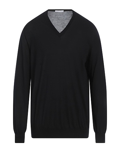 SIMON GRAY. Jumper Black 100% Merino Wool