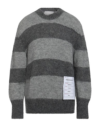 AMARANTO Pullover Grigio 50% Lana mohair, 32% Poliammide, 18% Lana