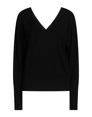FEDERICA TOSI Pullover Schwarz 84% Wolle, 15% Kaschmir, 1% Elastan