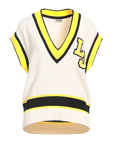 LIU •JO Jumper BETTER Off white 64% Cotton, 36% Wool