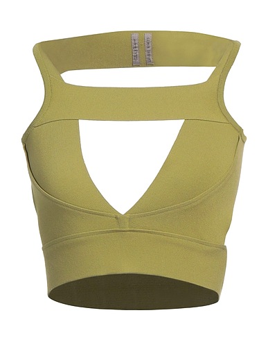 RICK OWENS Top Verde 63% Viscosa, 27% Poliestere, 7% Nylon, 3% Elastan