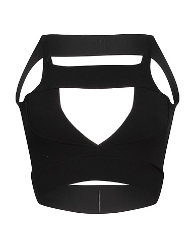RICK OWENS Top Nero 63% Viscosa, 27% Poliestere, 7% Nylon, 3% Elastan