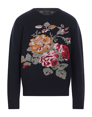 RAG & BONE x LAURA ASHLEY Pullover Blu notte 100% Lana