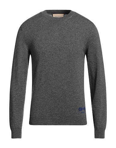 GUCCI Cashmere jumper Grey 100% Cashmere, Polyamide, Elastane, Polyester