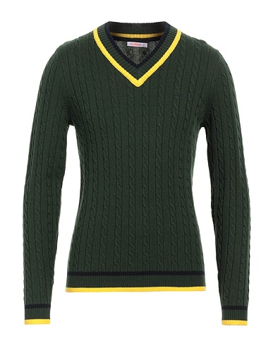 SUN 68 Jumper Dark green 50% Merino Wool, 35% Viscose, 10% Polyamide, 5% Cashmere