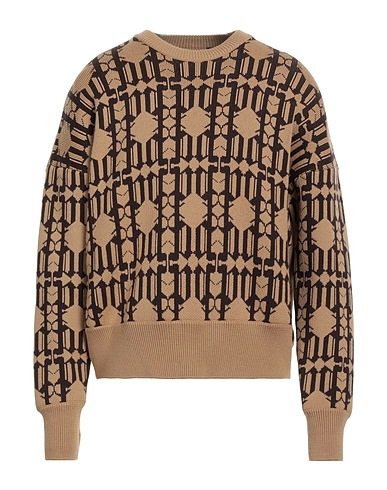 PALM ANGELS Pullover Cammello 60% Lana, 40% Cotone, Poliestere