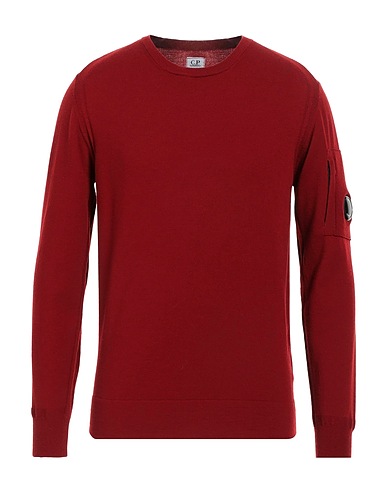 C.P. COMPANY Pullover Mattone 88% Lana Vergine, 12% Poliestere