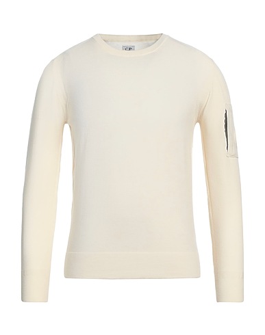 C.P. COMPANY Pullover Panna 88% Lana Vergine, 12% Poliestere