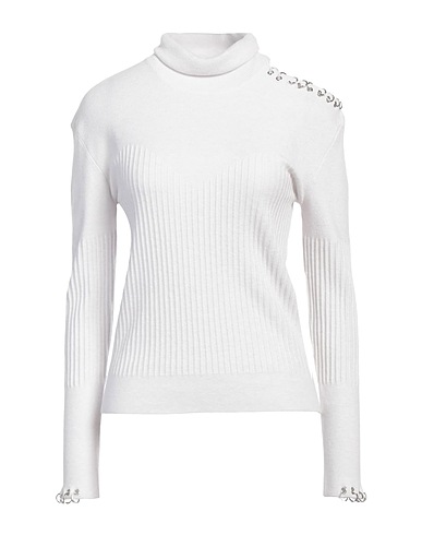 PATRIZIA PEPE Turtleneck Off white 50% Polyimide, 22% Acrylic, 18% Cotton, 5% Elastane, 5% Wool