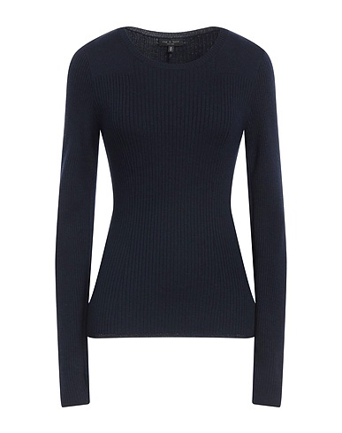 RAG & BONE Pullover Blu notte 89% Lana, 10% Nylon, 1% Elastan