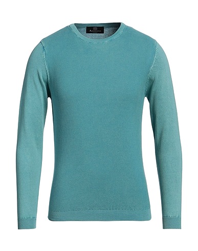 AQUASCUTUM ACTIVE Pullover Turchese 100% Cotone