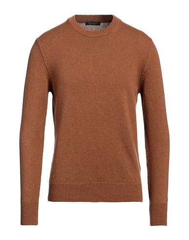 ARAGONA Cashmere jumper Camel 100% Cashmere