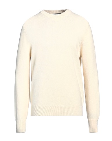 ARAGONA Cashmere jumper Ivory 100% Cashmere