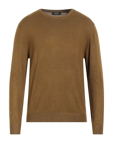 ALPHA STUDIO Jumper Military green 70% Viscose, 30% Polyamide