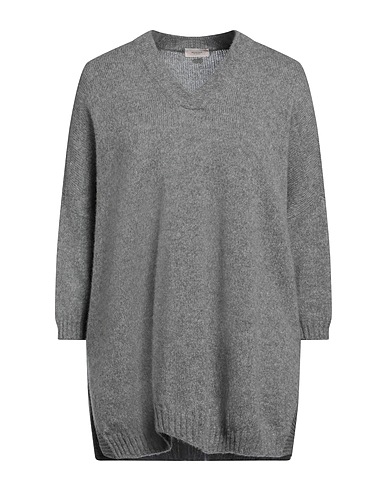 AGNONA プルオーバー グレー ウール 45% / カシミヤ 40% / シルク 15%