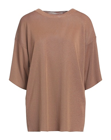 ALPHA STUDIO Jumper Brown 83% Viscose, 17% Polyester