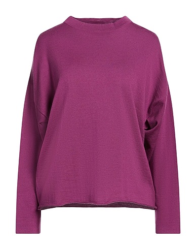 ALPHA STUDIO Polo neck Mauve 40% Recycled wool, 30% EcoVero™ viscose, 20% Recycled polyamide, 10% Recycled cashmere