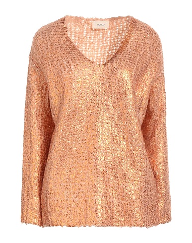 VICOLO Pullover Kupfer 50% Acryl, 20% Wolle, 20% Mohairwolle, 10% Polyamid