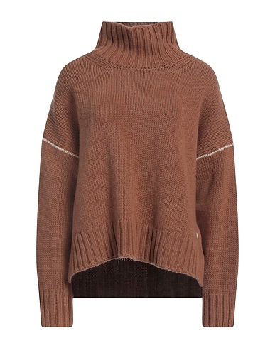 WOOLRICH Turtleneck Camel 100% Virgin Wool