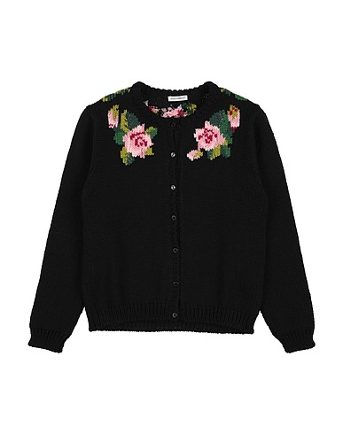 DOLCE&GABBANA Cardigan Black 100% Wool, Viscose, Polyester
