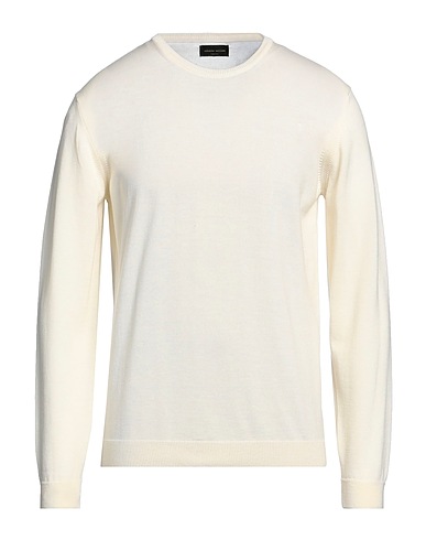 ROBERTO COLLINA Sweater Ivory 100% Merino Wool