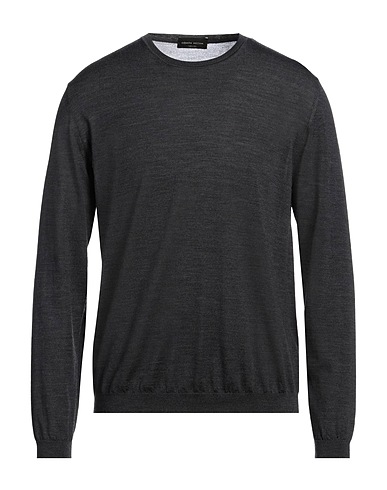 ROBERTO COLLINA Pullover Piombo 100% Lana Merino
