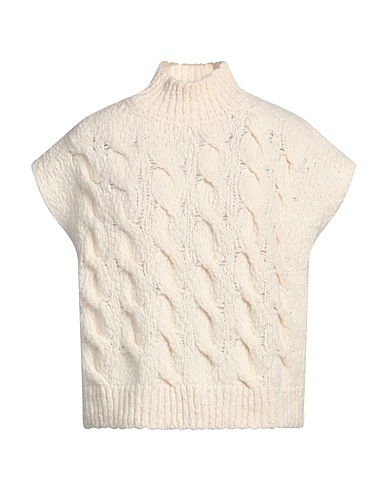 PESERICO Polo neck Cream 45% Alpaca wool, 35% Polyamide, 20% Virgin Wool
