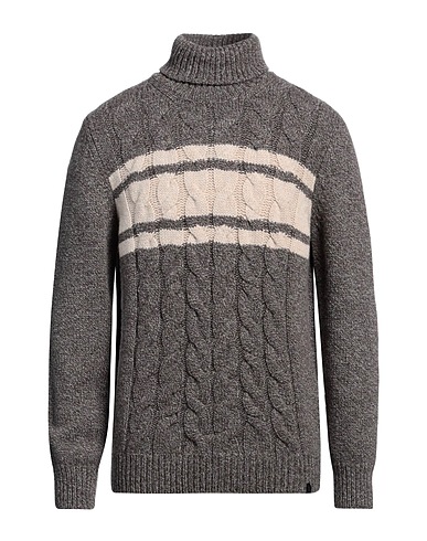FAY Polo neck Grey 100% Virgin Wool