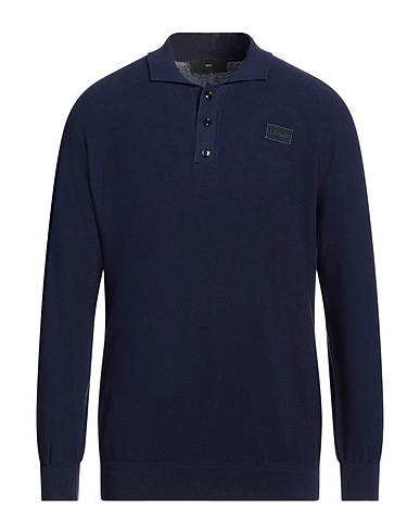 LIU •JO MAN Pullover Blu navy 100% Cotone