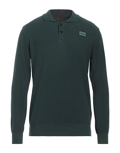 LIU •JO MAN Sweater Dark green 100% Cotton