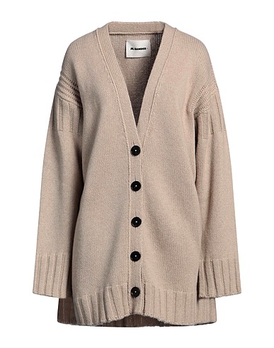 JIL SANDER Cardigan Beige 100% Cachemire