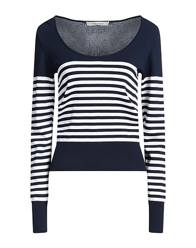 CEDRIC CHARLIER Sweater Navy 75% Viscose, 25% Polyamide