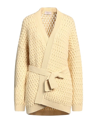AGNONA Cardigan Yellow 100% Cashmere, Metal