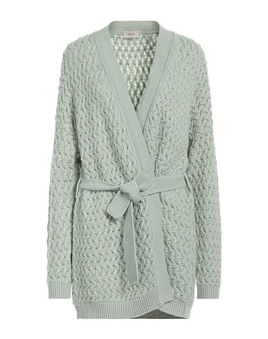 AGNONA Cardigan Light green 100% Cashmere, Metal
